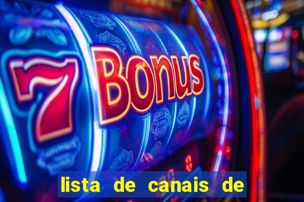 lista de canais de esporte iptv